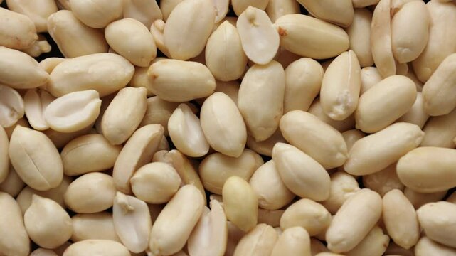 Top view of peanut nut 