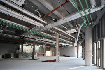 interior of a modern building