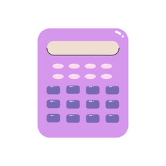 Electronic calculator. Equipment for mathematical and financial calculations. Office and school equipment.