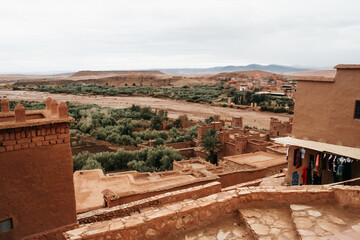 Ancient town in a rocky desert