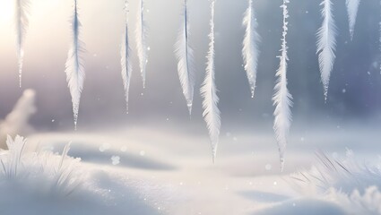 icicles on a branch