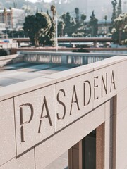 Obraz premium Pasadena California, Pasadena, California, Pasadena CA