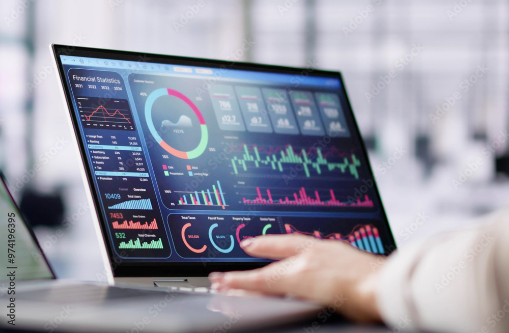Aufkleber Data Analyst Using Data Analytics KPI