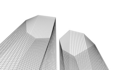 abstract architectural background vector illustration