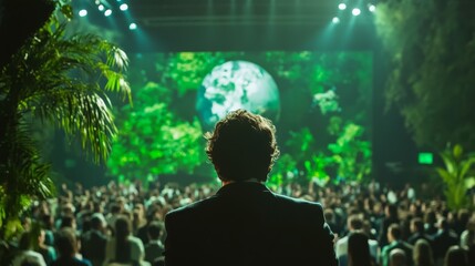 A green climate action event with world leaders and activists,
