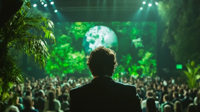 A green climate action event with world leaders and activists,