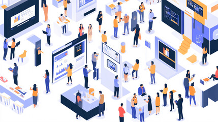 Business Conference People Network Connection