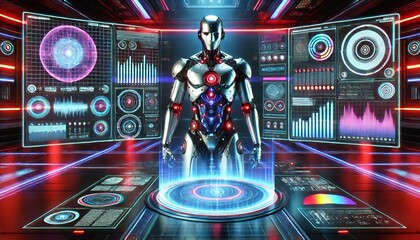 近未来的なロボット