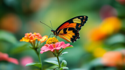 butterfly on flower