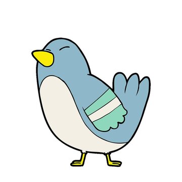 cartoon bird