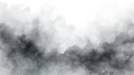 Abstract Watercolor Background in Gray Tones. Generate Ai Image