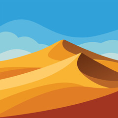 sand dunes in the desert