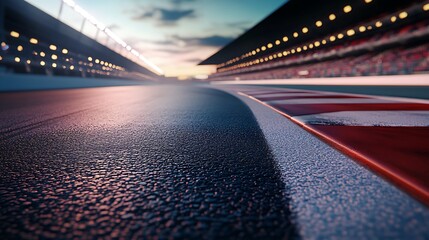 Race Track Sunset