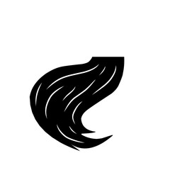 shiny hair illustration
