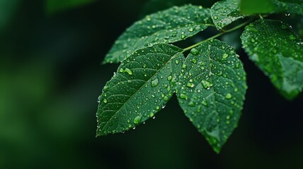 blurred greenery of leaves
