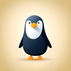 penguin vector isolated