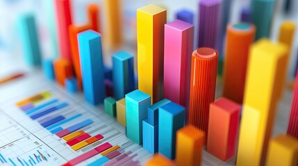 3D visual of business cost components with labeled sections and empty text space