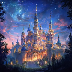 Obraz premium view castle
