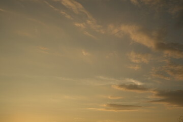 clouds at sunset