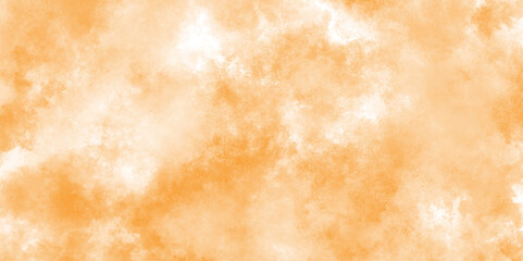 Paint leaks and ombre effects orange watercolor texture, Pink and orange light background with grunge effect, Old paper texture with stains and scratches, Hand painted abstract cloud texture.	