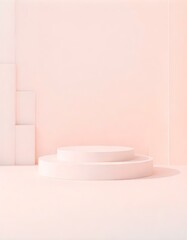 3d podium background for product showcase