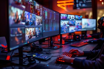 Seamless Collaboration: Virtual Teamwork on Multiple Screens