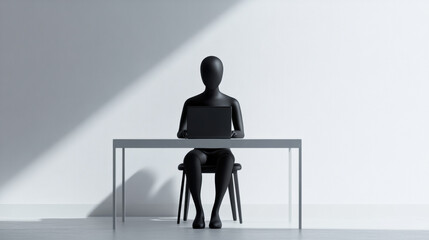 Minimalist Work Space.