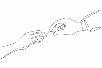 Obraz premium Single Line Drawing 26 Juli-7.eps