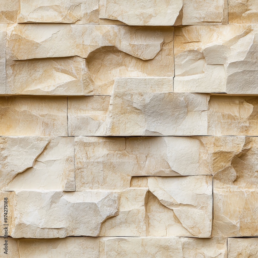 Aufkleber An image depicting a rustic stone wall composed of textured stones in various sizes and layers. This layout provides a natural and rugged feel, perfect for a rural setting.