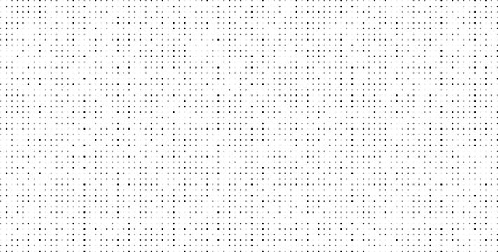 Dot pattern seamless background in fading black. Polka dot pattern template.