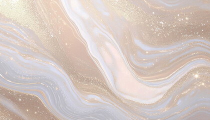 Fototapeta premium Tło abstrakcyjne do projektu, tekstura marmuru, beżowy kolor, wzór w kształcie fal, tapeta
