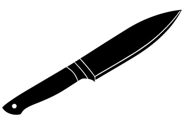 Knife silhouette Vector illustration