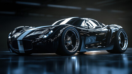 Black Sports Car.