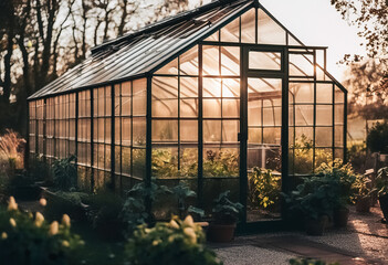 Obraz premium greenhouse in the garden