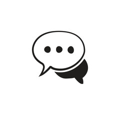 Hand-Drawn Chat vector icon
