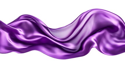 Obraz premium Purple Fabric Flowing