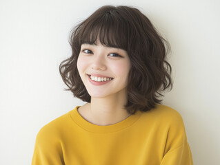 Fototapeta premium portrait of a smiling woman