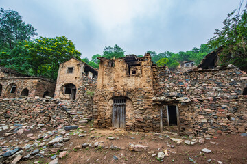 A deserted village deep in the Taihang Mountains of Shanxi