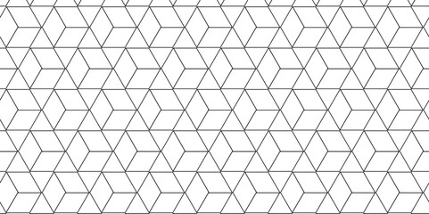 Emboss hexagon honeycomb vector grid fence wave cube line abstract geometric background. 