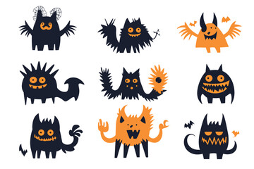 Halloween cat vector