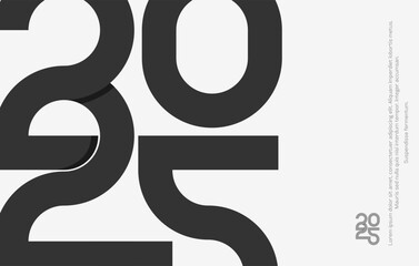 2025 creative design element vector logo