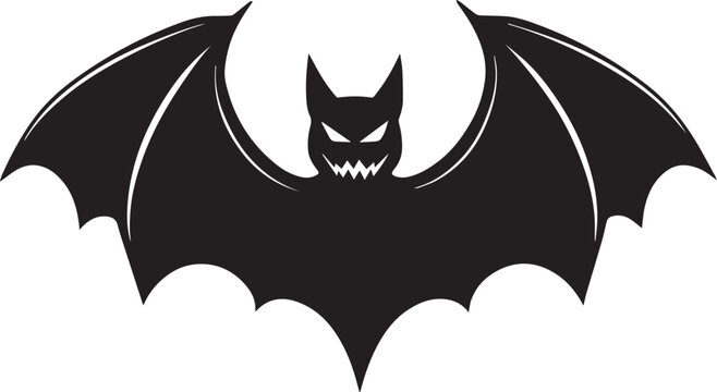 recommend clip art: Halloween bat vector clean simple black