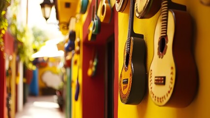 Spanish Heritage: Musical instrument street decor