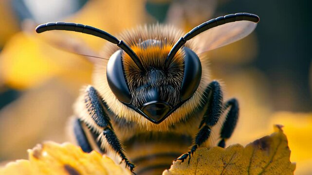 Close-Up of a Bee