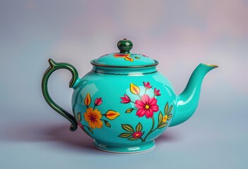 teapot on a wooden table