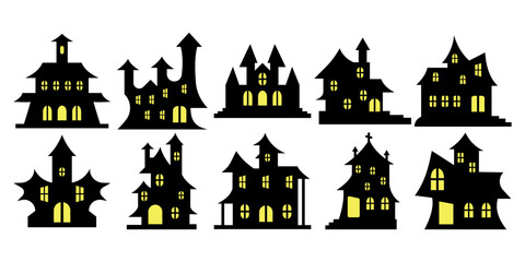 Halloween Castle Silhouette