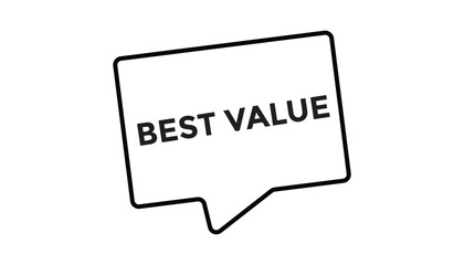 Best value button web banner templates. Vector Illustration 
