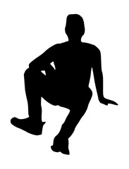 Sitting Person Silhouette