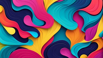 Colorful seamless pattern background design