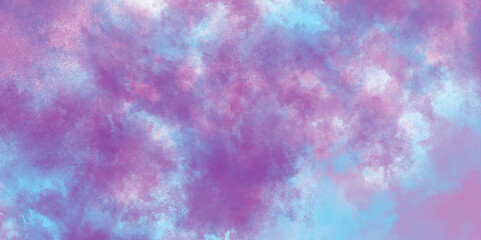 Soft and cloudy Rainbow gradient watercolor background, bright Abstract brush painted watercolor drawing texture, Light multicolor pastel watercolor background paper texture.
